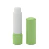 Vegan lip balm in recycled ABS in Green