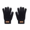 RPET tactile gloves in Black