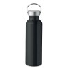 Recycled aluminium bottle 500ml in Black