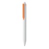 Recycled ABS push button pen in Orange