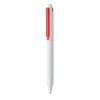 Recycled ABS push button pen in Red