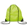 190T Polyester drawstring bag in lime