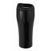 Stainless steel travel cup      in black