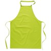 Kitchen apron in cotton in lime