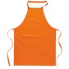 Kitchen apron in cotton in Orange