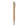 Bamboo automatic ball pen in Brown