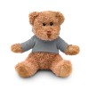 Teddy bear plus with hoodie in Grey