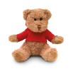 Teddy bear plus with hoodie in red