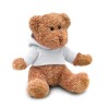 Teddy bear plus with t-shirt    in white