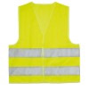 Children high visibility vest in yellow