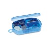 Stationery set in plastic box in Blue