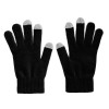 Tactile gloves for smartphones  in black