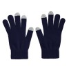 Tactile gloves for smartphones  in blue