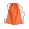 Drawstring bag in orange