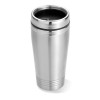 Double wall travel cup 400ml in Silver