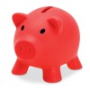 Piggy bank                      in red