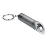 Metal torch key ring in Grey