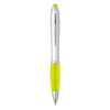 Stylus ball pen in yellow