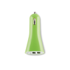 USB 2X car charger in lime