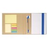 Notebook with memo set and pen in Blue