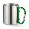Metal mug & carabiner handle in Green