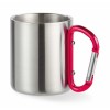 Metal mug & carabiner handle in Red