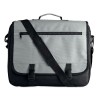 600D polyester document bag in grey