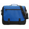600D polyester document bag in royal-blue