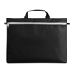 600D polyester document bag in white