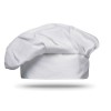 Cotton chef hat 130 gsm in white
