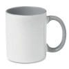 Coloured sublimation mug in Grey