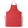 Adjustable apron in red