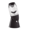 Wine decanter with holder in black