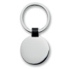 Round shaped key ring in black