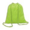 100gr/m² cotton drawstring bag in Green