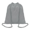 100gr/m² cotton drawstring bag in Grey