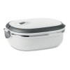 Lunch box with air tight lid in white