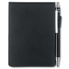 A7 notebook in PU pouch in black