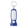 Key ring light in torch shape in royal-blue