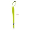 Lanyard with metal hook 20 mm in lime