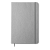 A5 notebook lined paper         in titanium