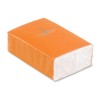 Mini tissues in packet in orange