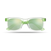 Sunglasses with mirrored lense in green