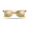 Sunglasses with mirrored lense in orange