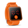 Red Led Watch in orange