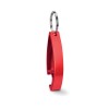 Key ring bottle opener in Red