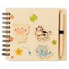 Children'S Notepad With Pencil in beige