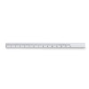 Carpenters pencil with ruler in white