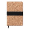 A5 Notebook Cork Covered in brown