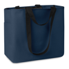 600D Polyester shopping bag in blue